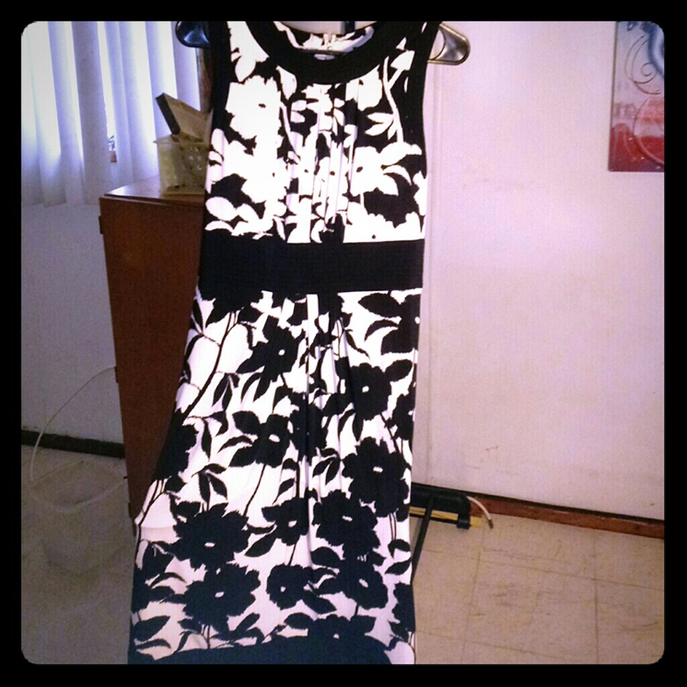 Floral dress casual dining